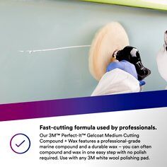 3M Perfect-It Gelcoat Medium Cutting Compound with Wax