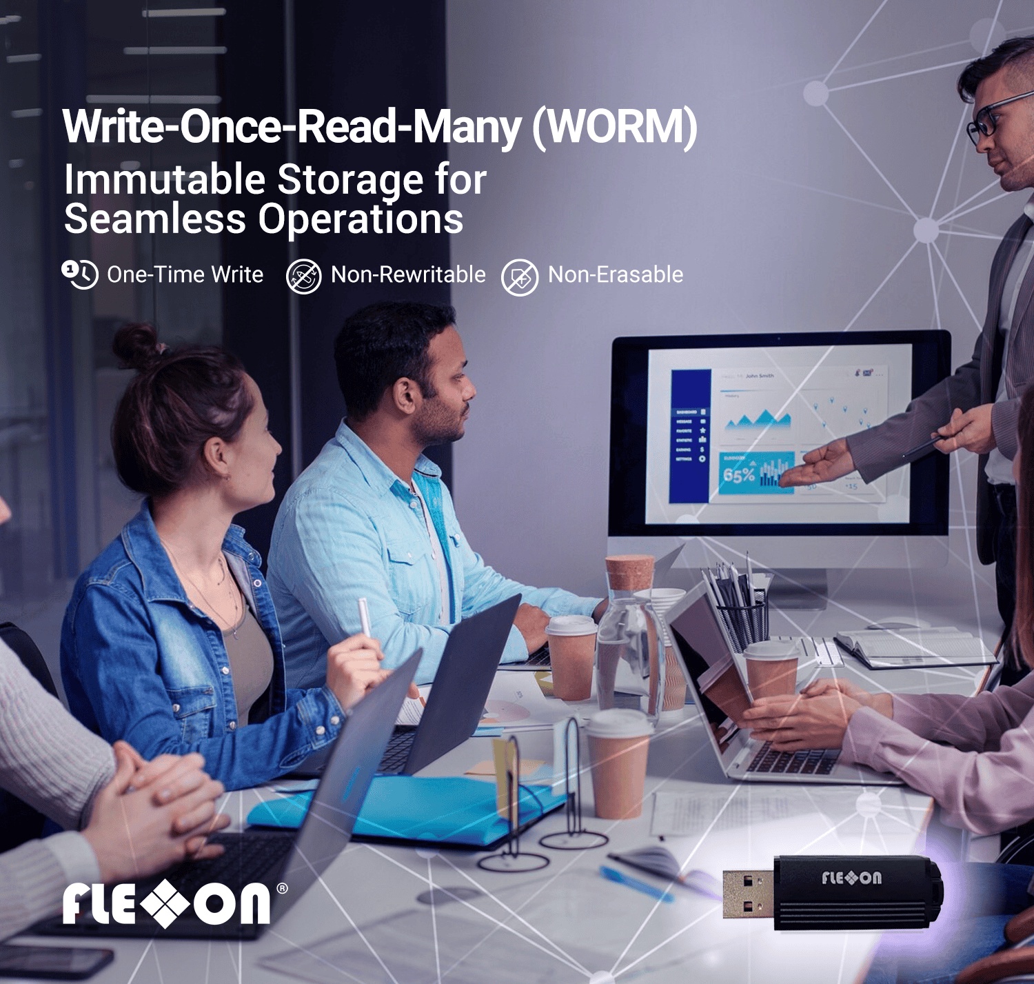 WORM USB flash drive